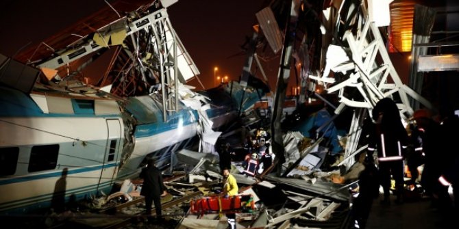 Ankara'da Yüksek Hızlı Tren kazası: 9 kişi öldü, 47 kişi ise yaralandı