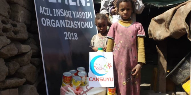 Cansuyu Derneği Yemen'de 14 bin muhtaca yardım eli uzattı