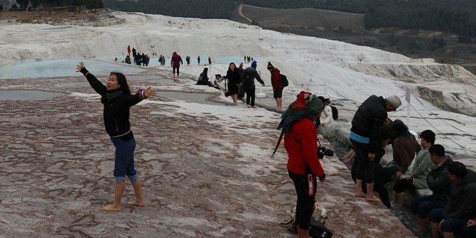 Pamukkale'de yeni rekor!