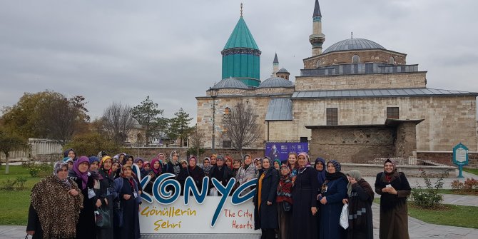 Pursaklar'dan Konya'ya Mevlana ziyareti