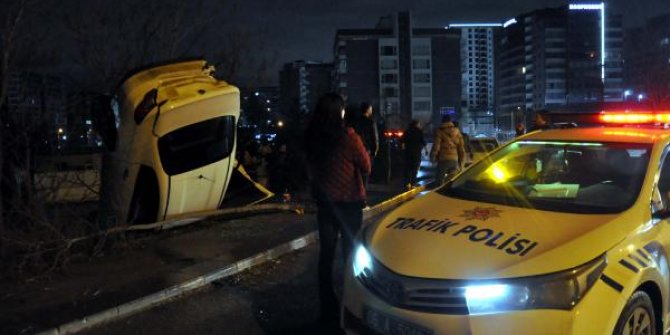 Başkent'te 2 ayrı trafik kazasında 4 kişi yaralandı