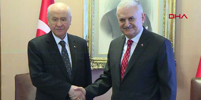 TBMM Başkanı Yıldırım, Devlet Bahçeli ile görüştü