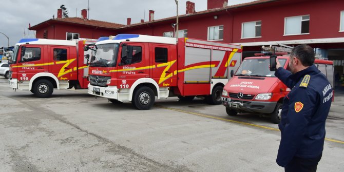 Ankara İtfaiyesinden 45 saniye standardı