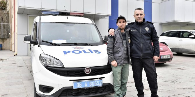 Bir günlüğüne polis oldu