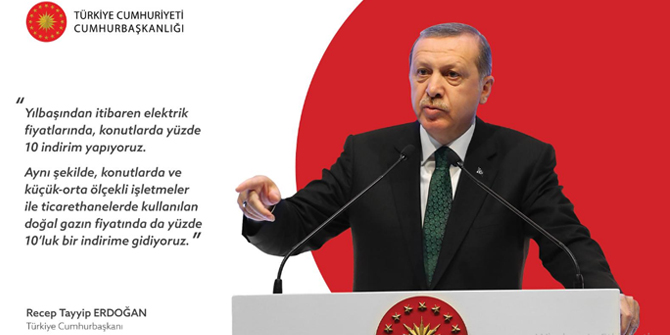 Erdoğan müjdeyi verdi: Yıl başından itibaren indirim geliyor