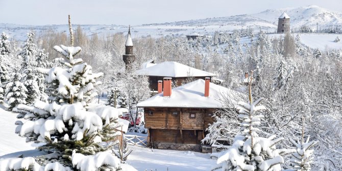 Altınköy'de kış manzarası bir başka güzel