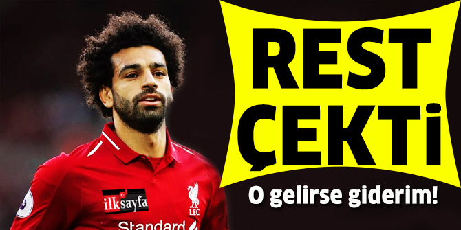 Salah Liverpool'a rest çekti: O gelirse giderim!