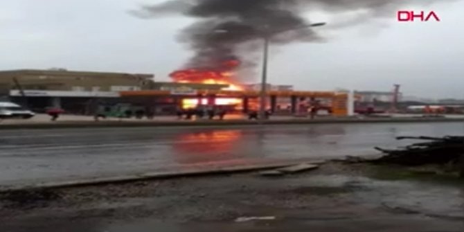 Şanlıurfa'da akaryakıt istasyonunda patlama