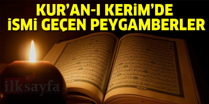 Kuranı Kerimde ismi geçen peygamberler