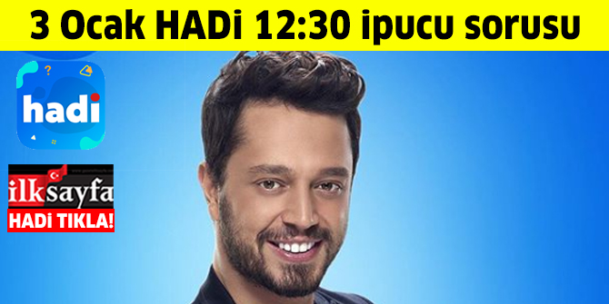 3 Ocak HADİ 12:30 ipucu: Kardeşim Benim filminde oyunculuk yapan şarkıcı kimdir?