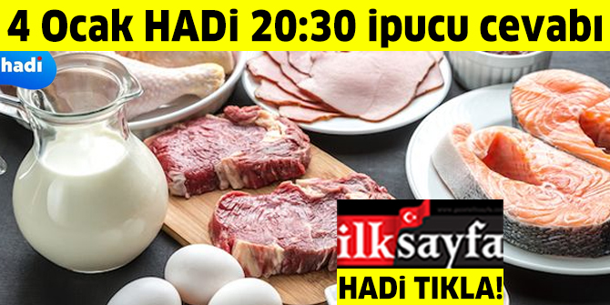 Kas gelişimine yardımcı olan gıdalar hangileridir? 4 Ocak HADİ 20.30 ipucu