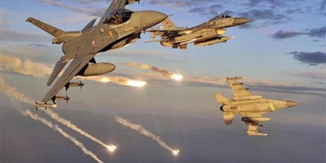 Irak'ın kuzeyine düzenlenen hava harekatında 7 terörist etkisiz hale getirildi