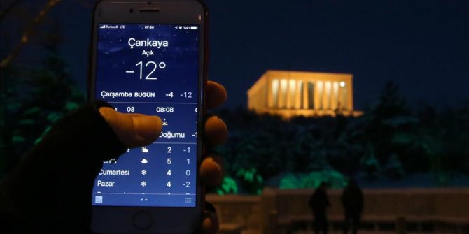 Başkentte soğuk gece