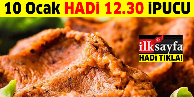 Yazın çiğ köfte yaparken bulgurun hamur olmaması için ne yapılır? Bulgurun şişmemesi için çiğ köftenin içine ne konulur? 10 Ocak HADİ 12:30 ipucu