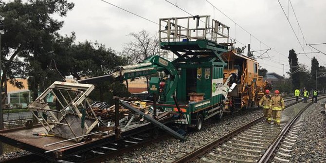 Florya'da tren kazası: Yaralılar var