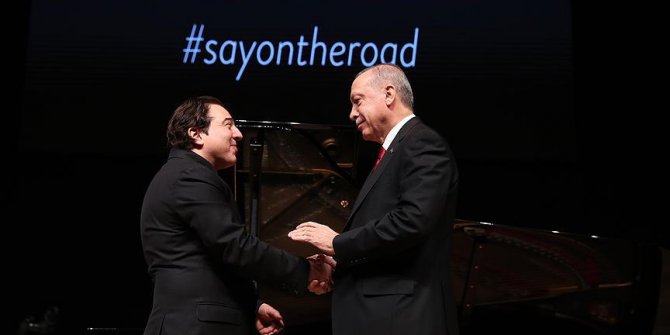 Cumhurbaşkanı Erdoğan, Fazıl Say'ın konserini izledi