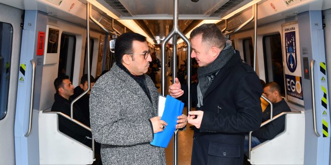 Tuzcuoğlu, metro hattında incelemede bulundu