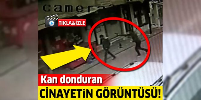 Kan donduran cinayetin görüntüsü!