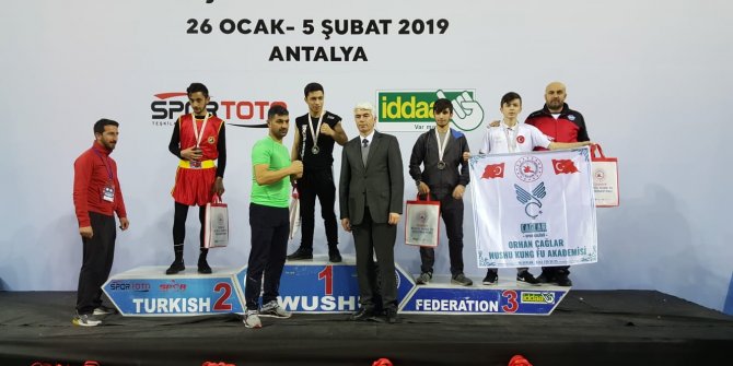 Wushu Kung- Fu Şampiyonasında Türkiye 3.'sü oldu