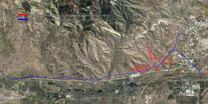 Kahramankazan köylerine 24 KM'lik içme suyu hattı