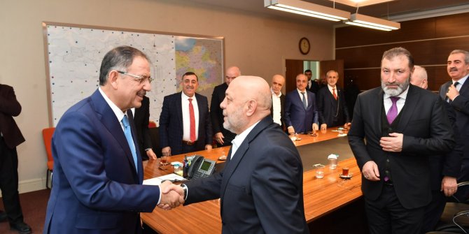 Özhaseki, Hak-İş Konfederasyonu ile görüştü