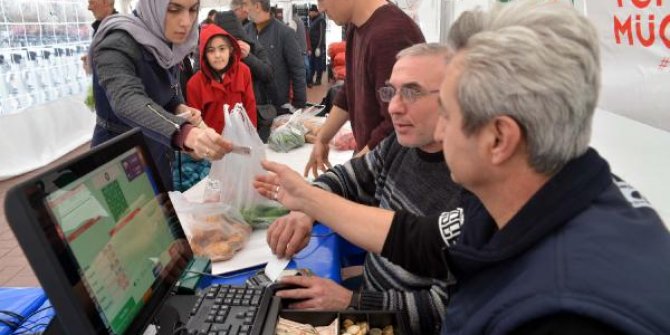 Başkent'te tanzim satışta 2 günde 150 ton sebze satıldı