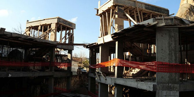 Tepki çekmişti! Otel inşaatı durduruldu!