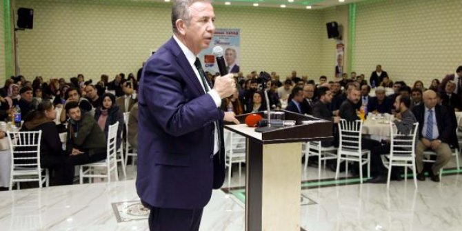 Mansur Yavaş: Bütün anketlerde öndeyiz