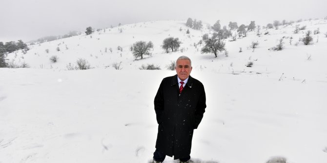 Ankara'da bol kar yağışı, barajlara yaradı