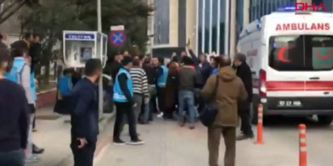Zonguldak Adliyesi önünde silahlı kavga; 1 yaralı
