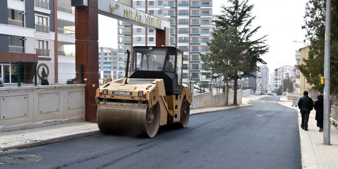 Altındağ'da asfalt sezonu başladı