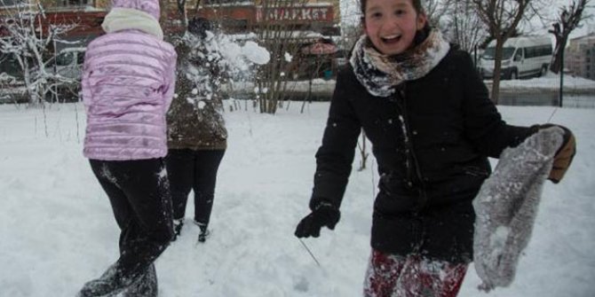 İstanbul'da okullara kar tatili
