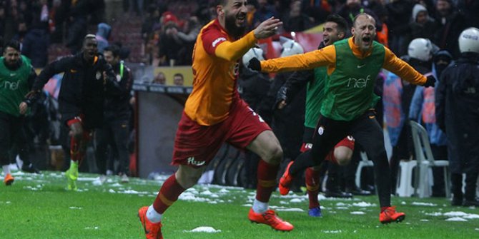 Galatasaray son anda kazandı