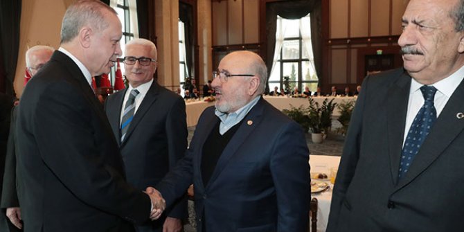 Cumhurbaşkanı Erdoğan, kanaat önderlerini kabul etti