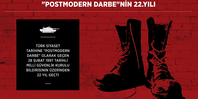 'Postmodern darbe'nin 22. yılı