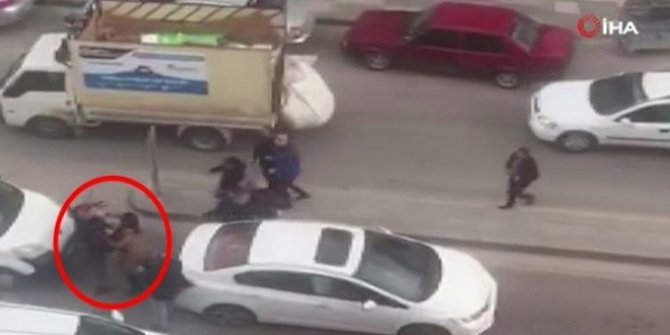 Sincan'da korna kavgası: Ortalık bir anda savaş alanına döndü