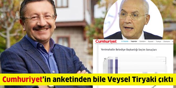 Cumhuriyet’in anketinden bile Veysel Tiryaki çıktı