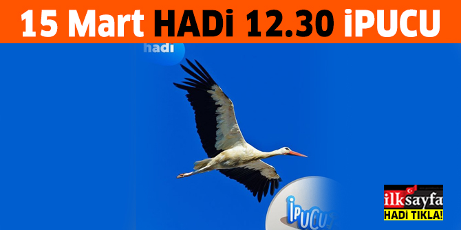 15 Mart 12.30 HADİ ipucu sorusu: Avrupa Leylek Köyü nerede, hangi şehirde?