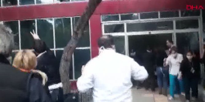 İzmir'de hastanede  korku dolu anlar!