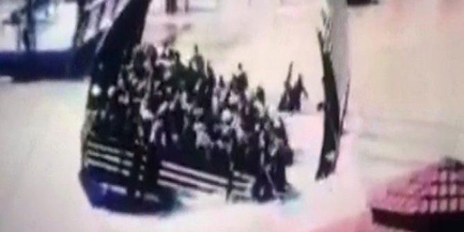 77 kişinin öldüğü Irak'taki feribot faciası kamerada