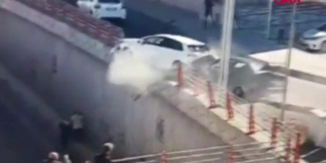 Ölüm teğet geçti! Saniyeler ile kurtuldular