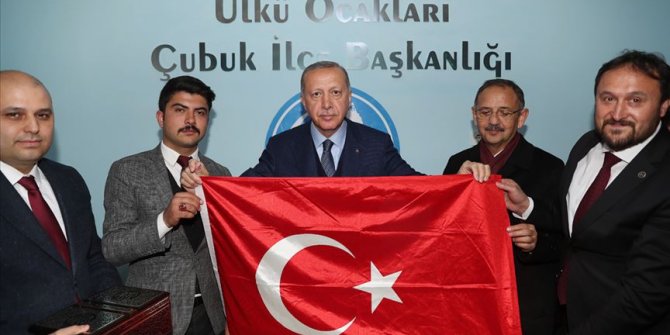 Cumhurbaşkanı Erdoğan'dan Ülkü Ocaklarına ziyaret