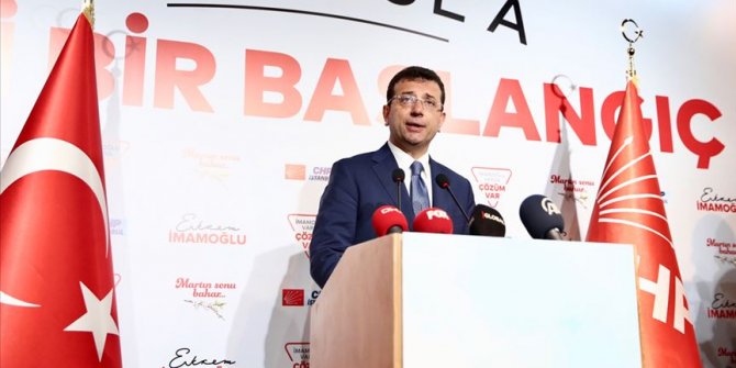 CHP'nin İstanbul adayı İmamoğlu: Umuyorum en yakın zamanda kesin sonuç alınır