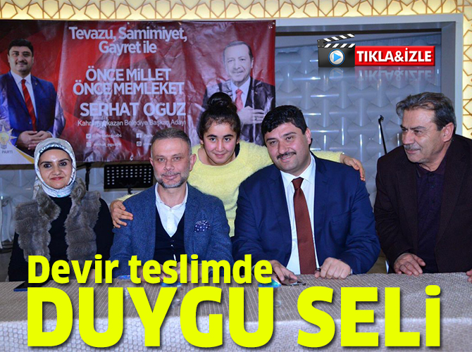 Devir teslimde duygu seli