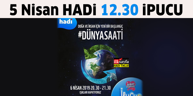 5 Nisan HADİ 12.30 ipucu: WWF'nin açılımı nedir? Dünya Saati'ni düzenleyen Sivil Toplum Kuruluşu'nun adı nedir?