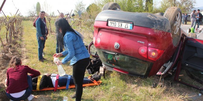 Asker ziyaretine giden aile kaza yaptı: Çok sayıda yaralı