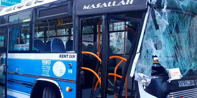 Ankara'da otobüs kazası: Çok sayıda yolcu yaralandı