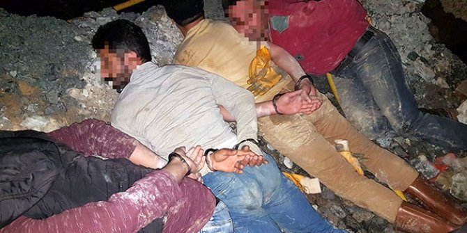 Polisten suçüstü: Dalgıç kıyafetiyle operasyon