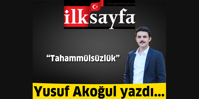 Tahammülsüzlük