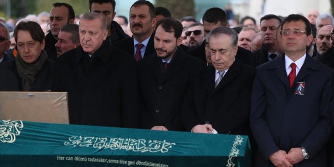 Cumhurbaşkanı Erdoğan, cenaze namazına katıldı